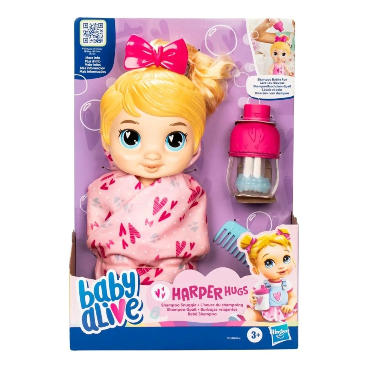 Baby Alive Bebeğimle Şampuan Eğlencesi Sarışın Bebek F9119 - Roket Oyuncak
