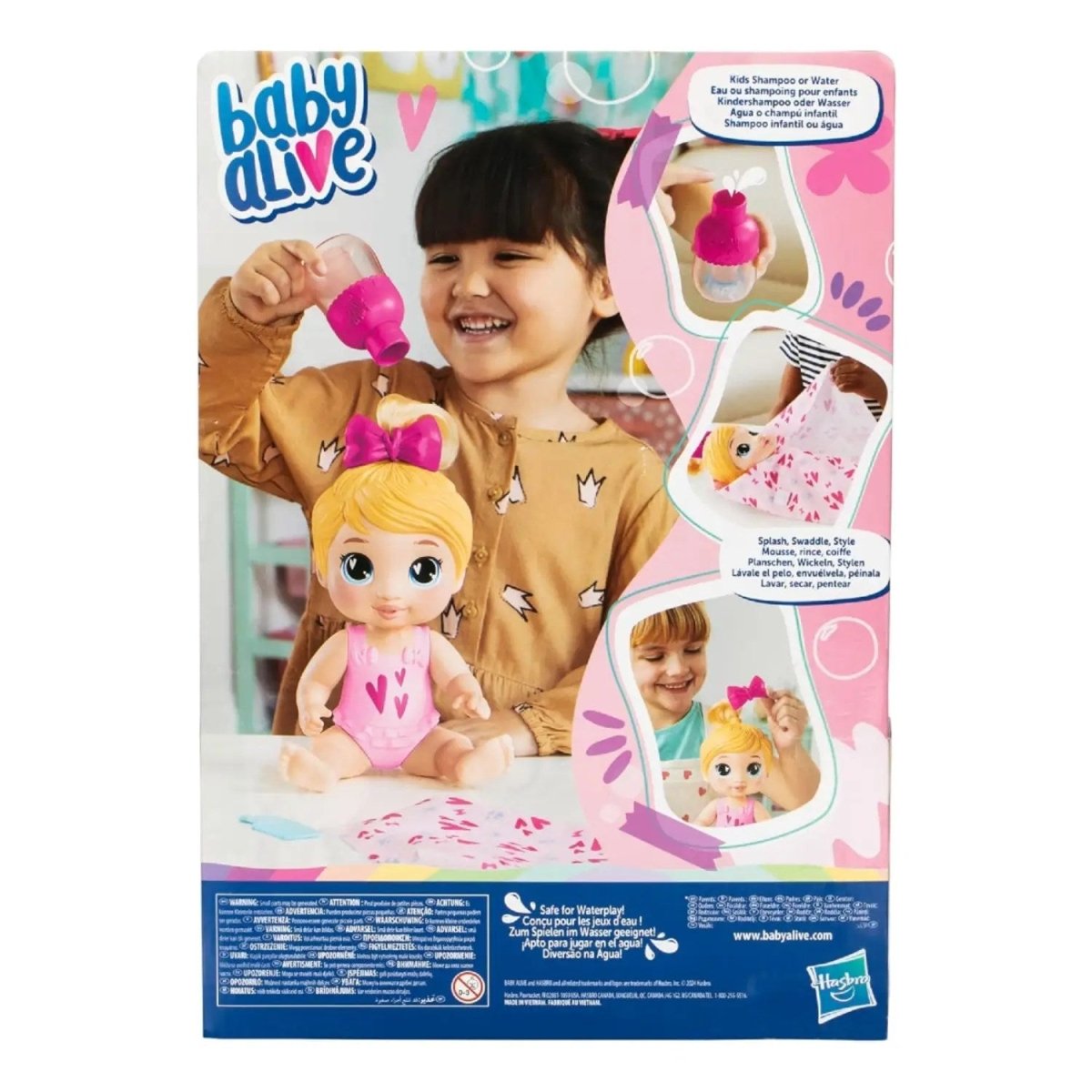 Baby Alive Bebeğimle Şampuan Eğlencesi Sarışın Bebek F9119 - Roket Oyuncak