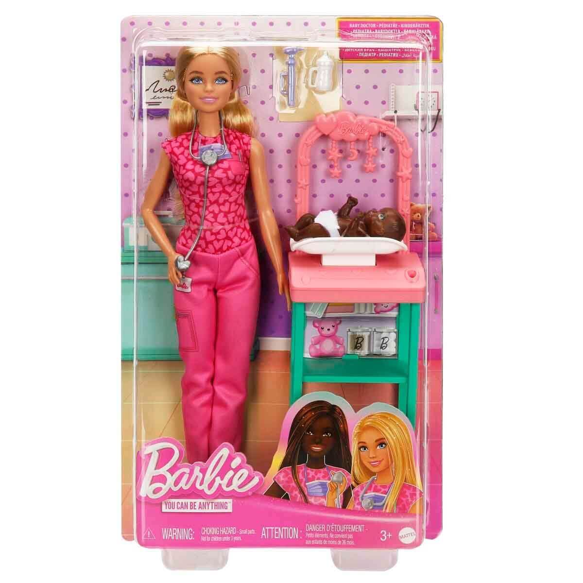 Barbie Bakım Temalı Kariyer Oyun Setleri Bebek Doktoru - Roket Oyuncak