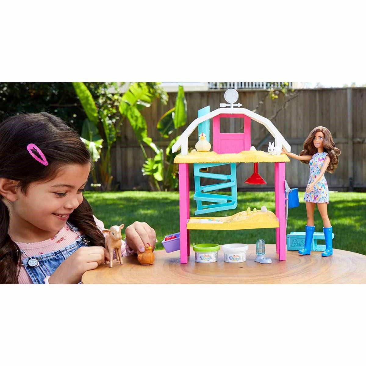 Barbie Eğlenceli Çiftlik Hayatı Oyun Seti - Roket Oyuncak