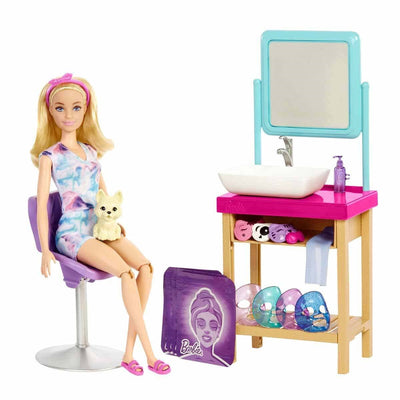 Barbie Işıltı Dolu Spa Günü Oyun Seti - Roket Oyuncak