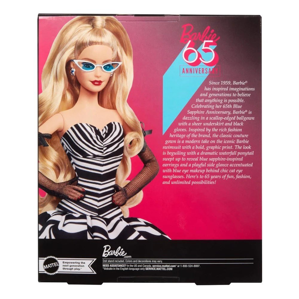 Barbie Mavi Safir 65. Yıl Dönümü Bebeği - Roket Oyuncak