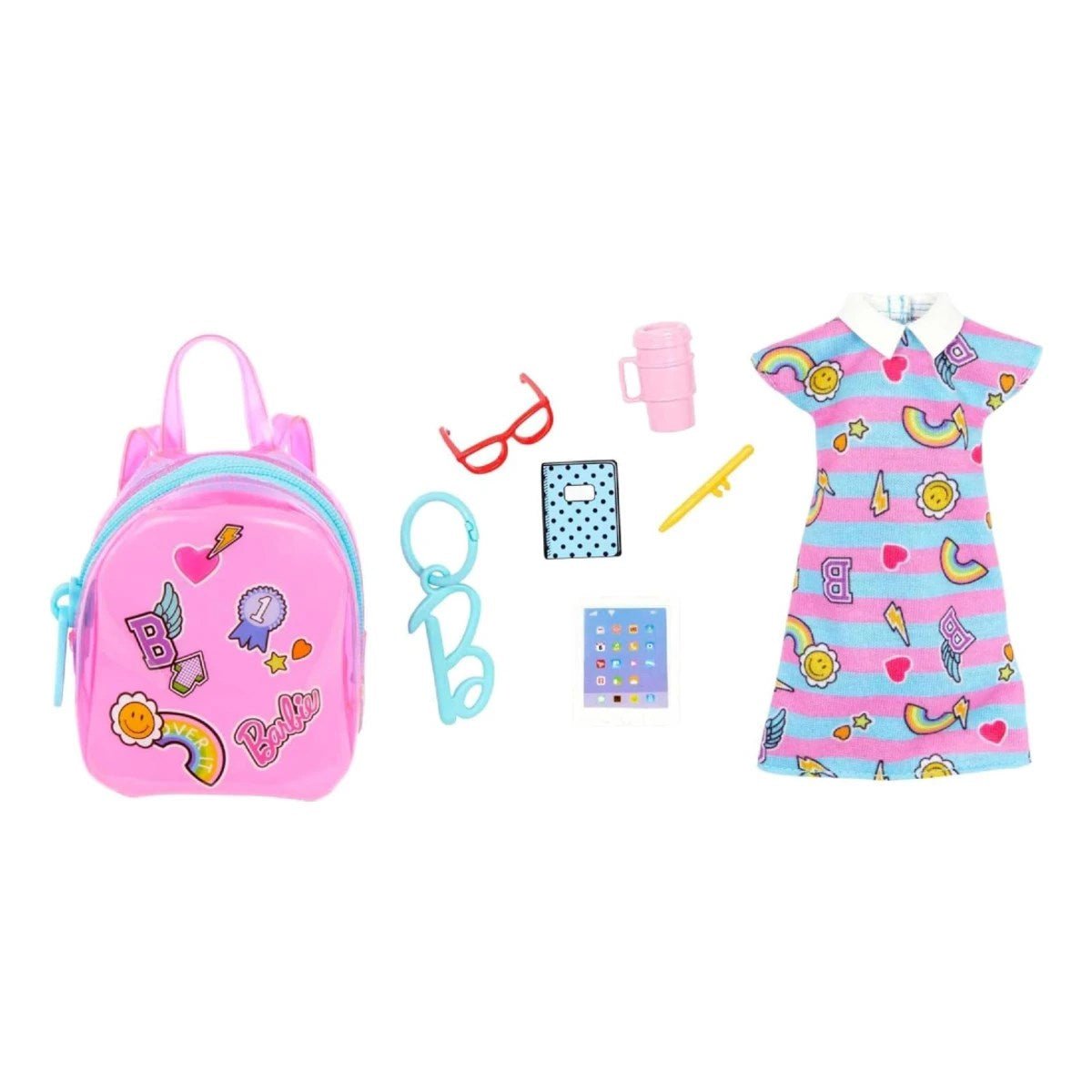 Barbie Mini Çanta Aksesuarları Okul Temalı Set - Roket Oyuncak