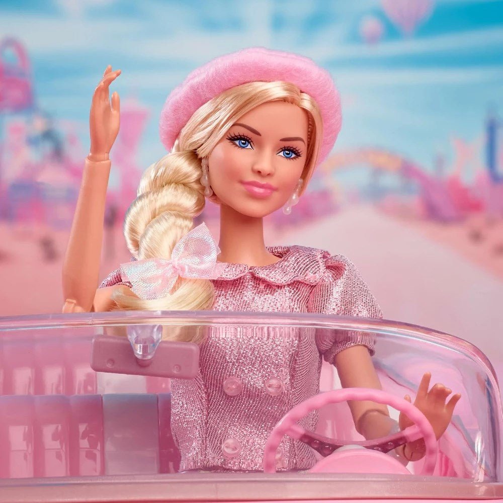 Barbie The Movie Pembe Bereli Barbie Bebek - Roket Oyuncak