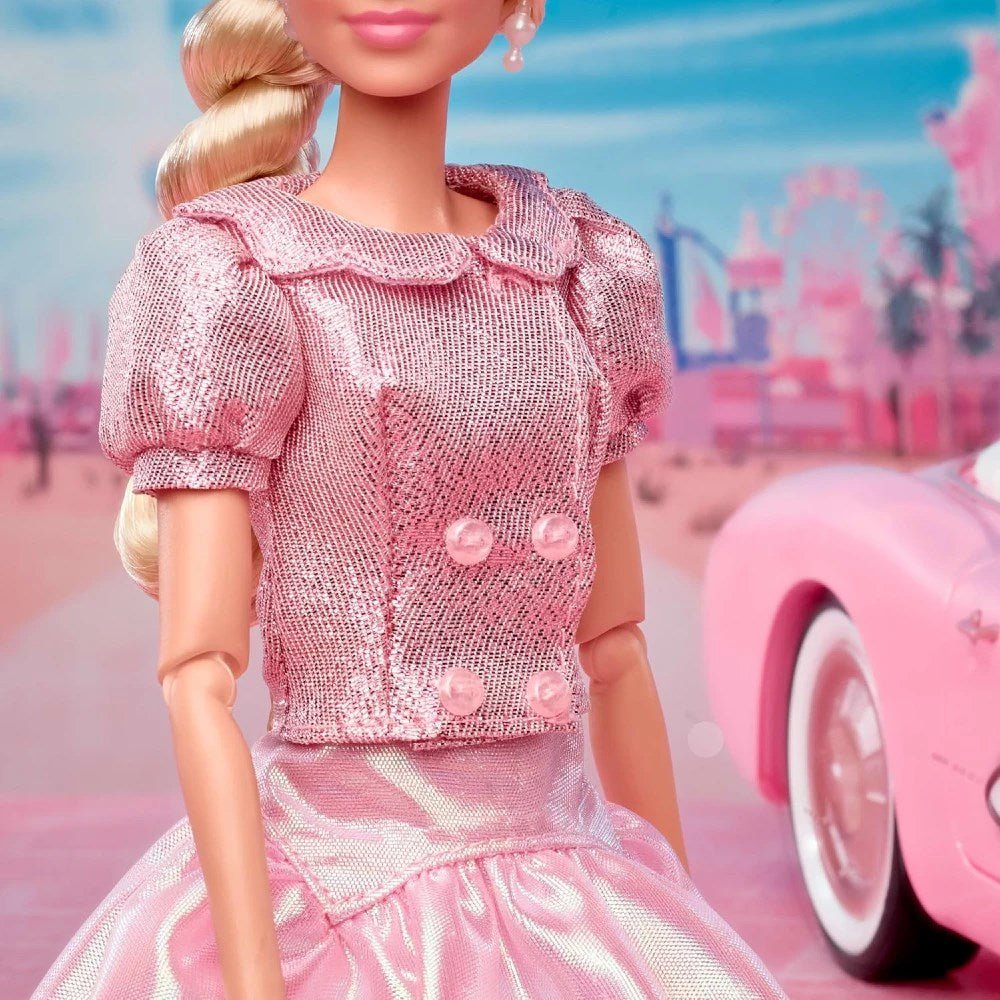 Barbie The Movie Pembe Bereli Barbie Bebek - Roket Oyuncak