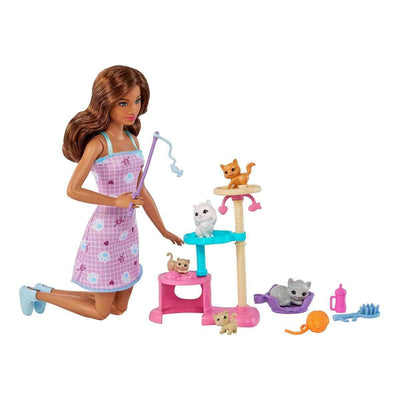 Barbie ve Yavru Kedileri Oyun Seti HHB70 - Roket Oyuncak