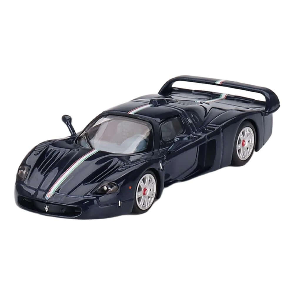 BBR Models Maserati MC12 Stradale Blue Metallic w Stripe - Roket Oyuncak