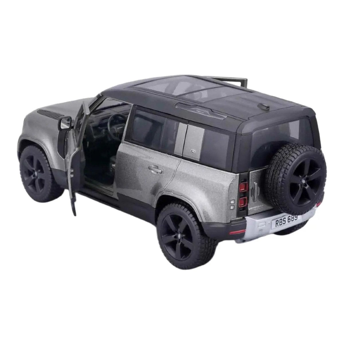 Bburago 1:24 Land Rover Defender 110 Gri - Roket Oyuncak
