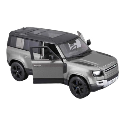 Bburago 1:24 Land Rover Defender 110 Gri - Roket Oyuncak