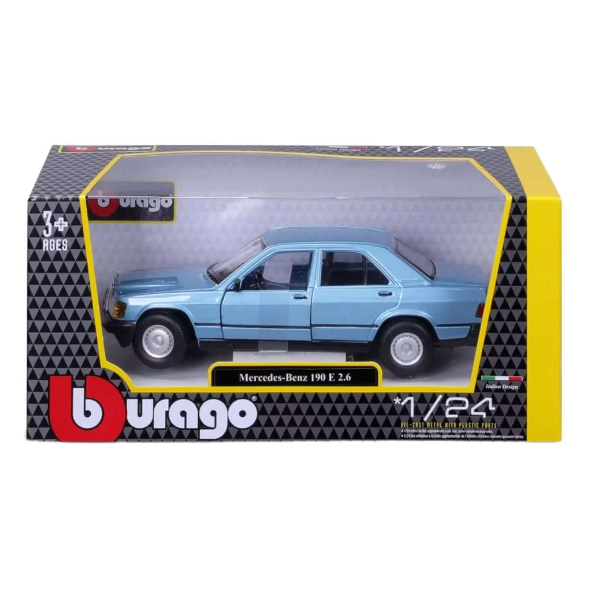 Bburago 1:24 Mercedes - Benz 190 E 2.6 Mavi - Roket Oyuncak