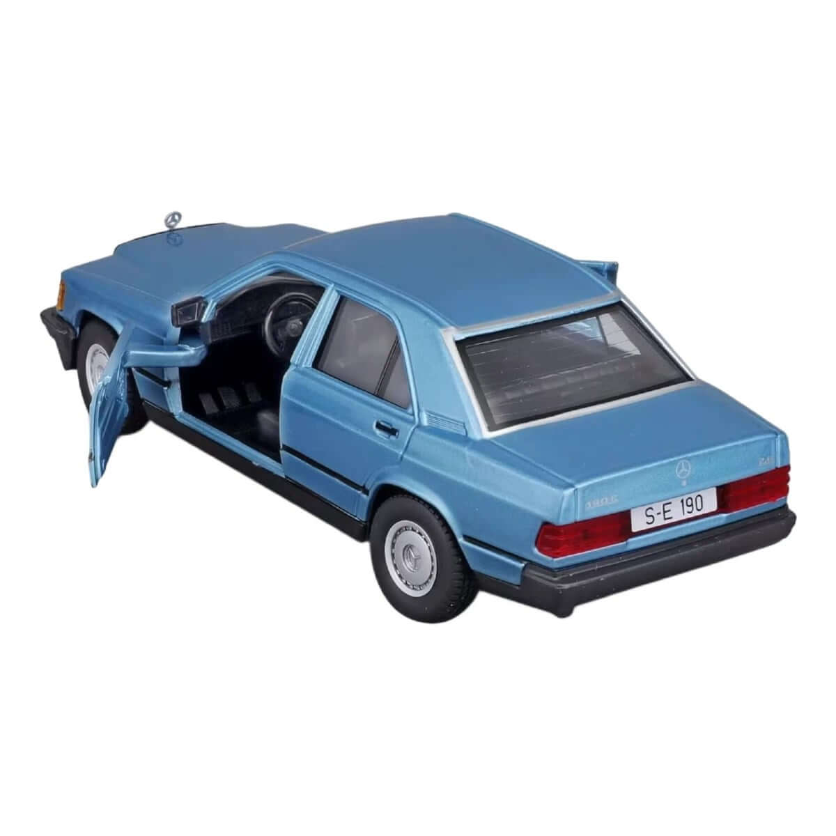 Bburago 1:24 Mercedes - Benz 190 E 2.6 Mavi - Roket Oyuncak