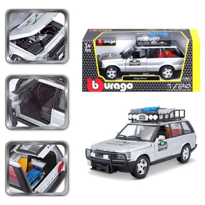 Bburago Model Araba Range Rover Metalik Gri - Roket Oyuncak