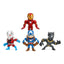 Jada Avengers 4'lü Figür Seti Iron Man, C. America, B. Panther, AntMan