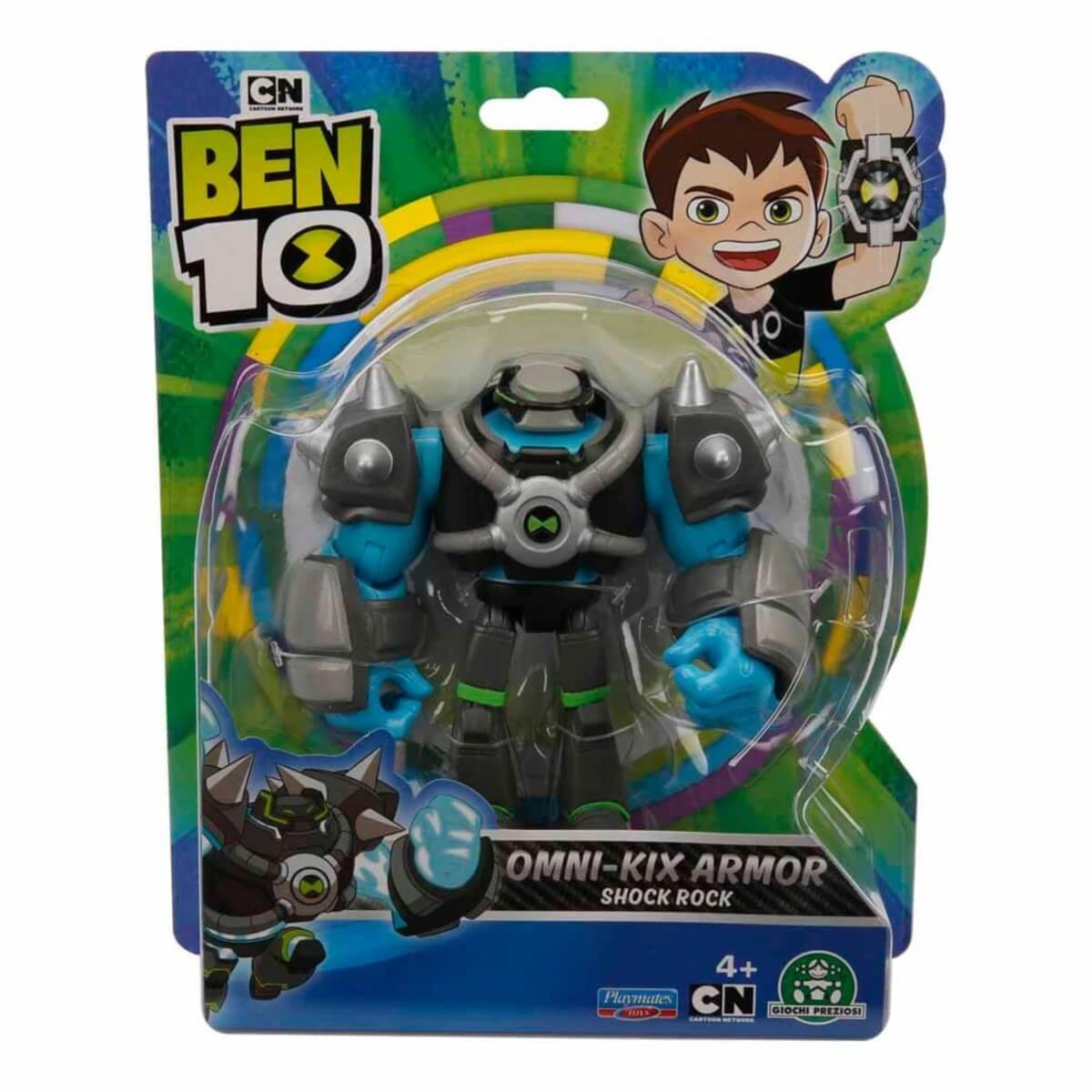 Ben 10 Aksiyon Figürleri Omni - Kix Armor Shock Rock BEN46420 - Roket Oyuncak