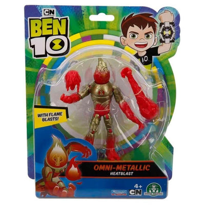 Ben 10 Basic Figürler S22 Omni - Metallic Heatblast - Roket Oyuncak
