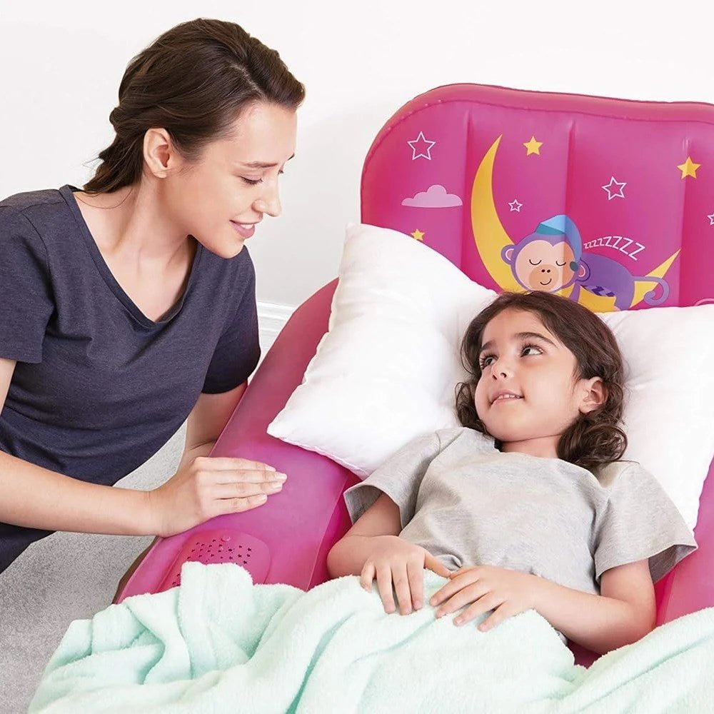 Bestway Fisher Price Çocuk Yatağı 132 x 76 x 46 Cm Pembe - Roket Oyuncak
