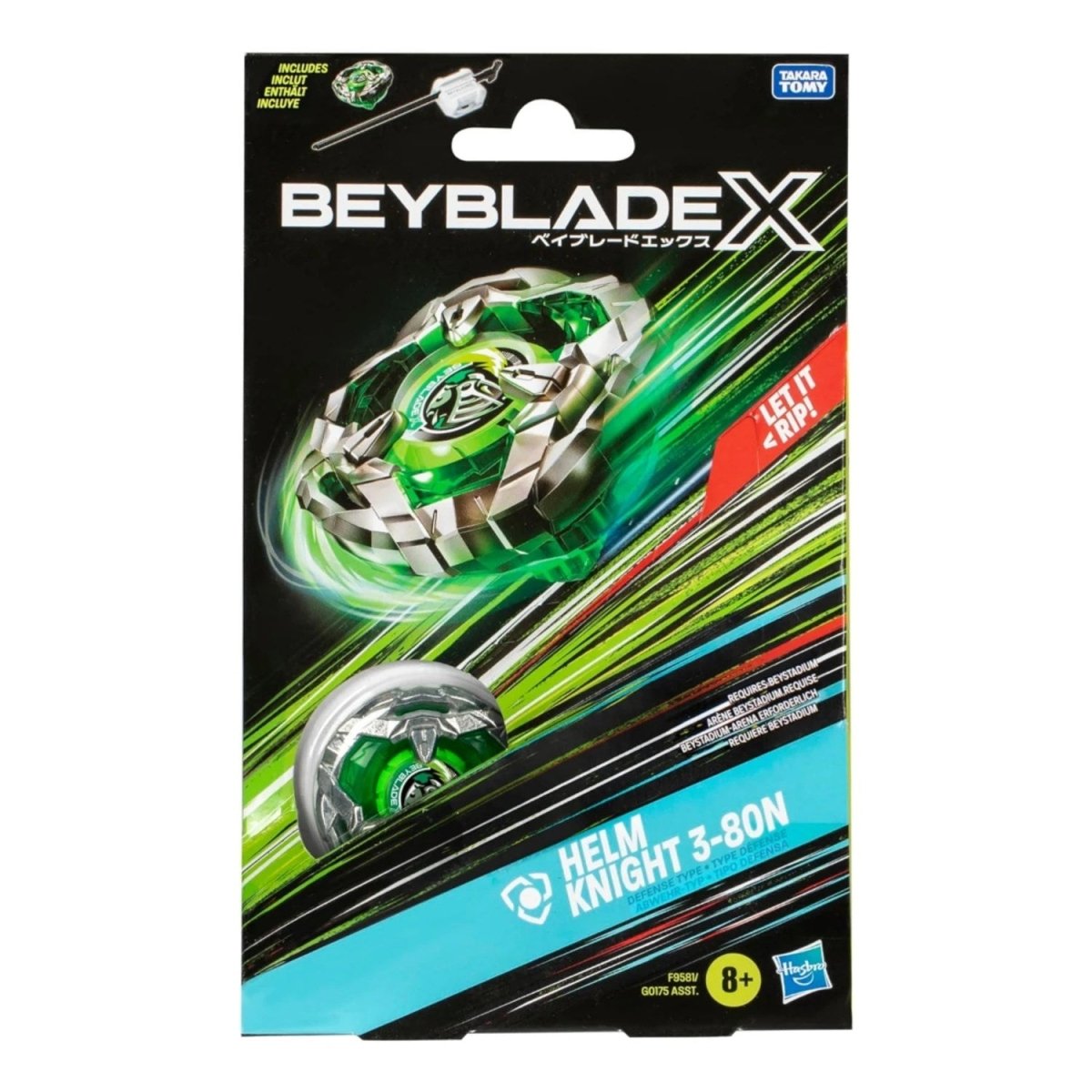 Beyblade X Helm Knight 3 - 80N Başlangıç Seti - Roket Oyuncak
