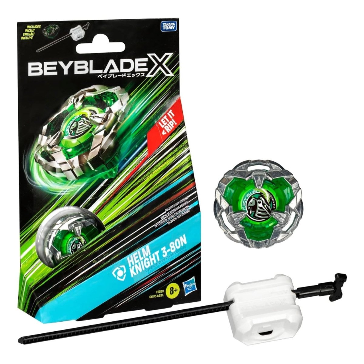 Beyblade X Helm Knight 3 - 80N Başlangıç Seti - Roket Oyuncak