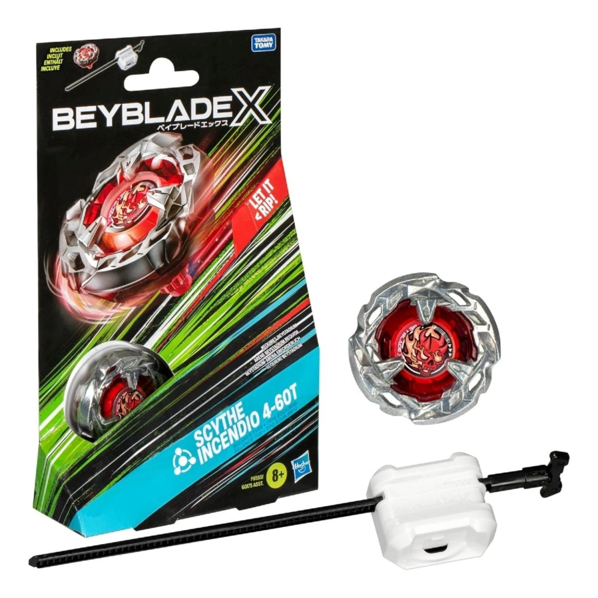 Beyblade X Scythe Incendio 4 - 60T Başlangıç Seti - Roket Oyuncak