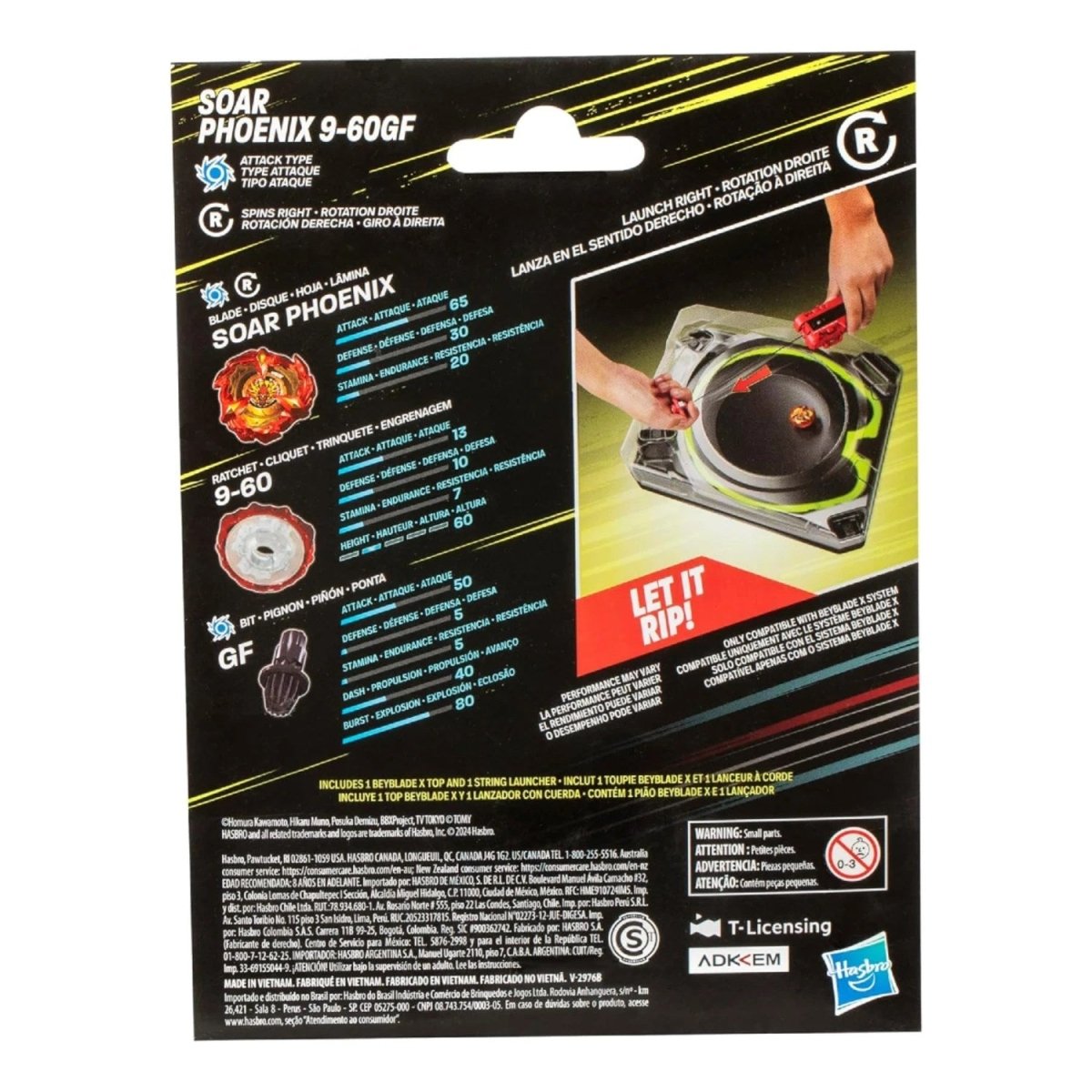 Beyblade X Soar Phoenix 9 - 60GF Delüks Oyun Seti - Roket Oyuncak
