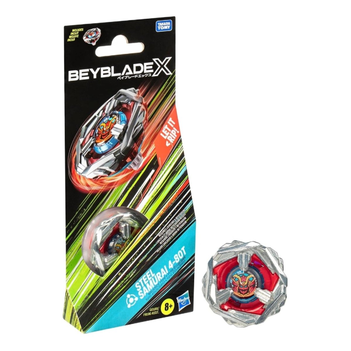 Beyblade X Steel Samurai 4 - 80T Takviye Paketi - Roket Oyuncak