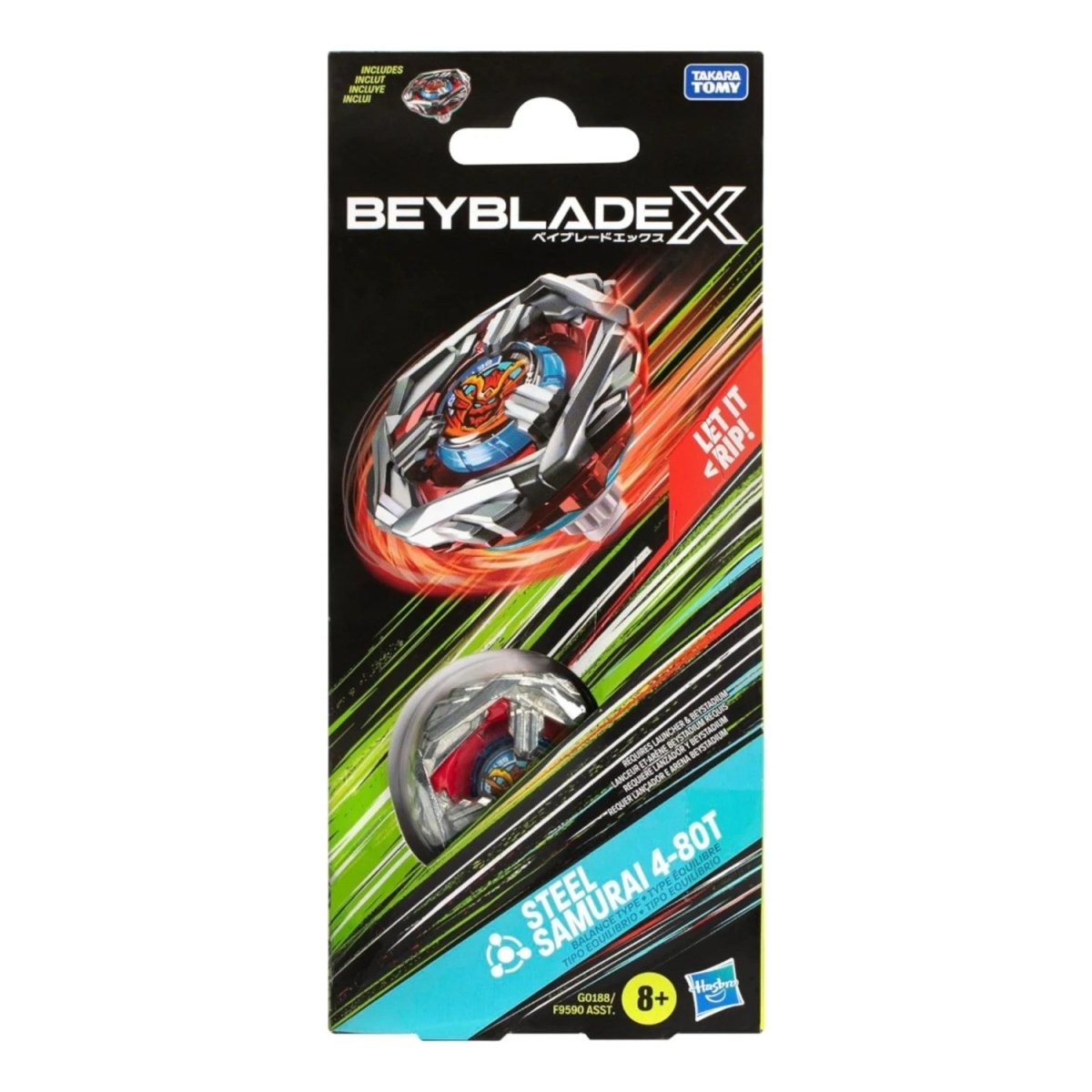 Beyblade X Steel Samurai 4 - 80T Takviye Paketi - Roket Oyuncak