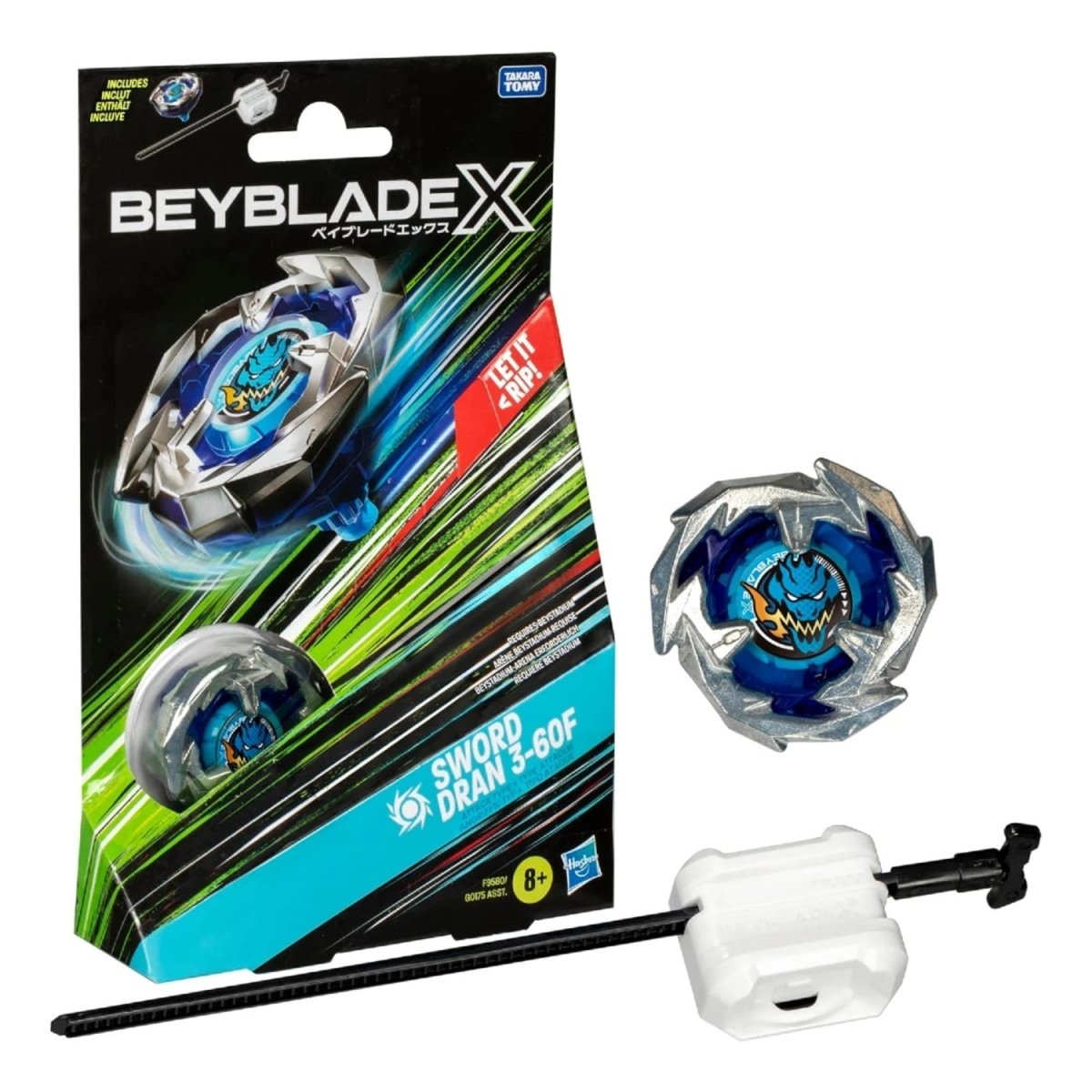 Beyblade X Sword Dran 3 - 60F Başlangıç Seti - Roket Oyuncak