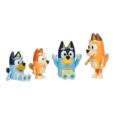 Bluey 4'lü Figür Set Bluey ve Ailesi 18916 - Roket Oyuncak
