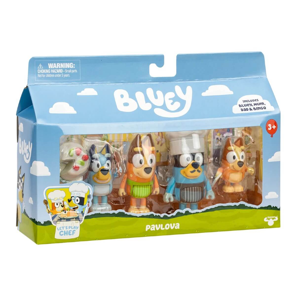 Bluey 4'lü Figür Set Pavlova 18915 - Roket Oyuncak