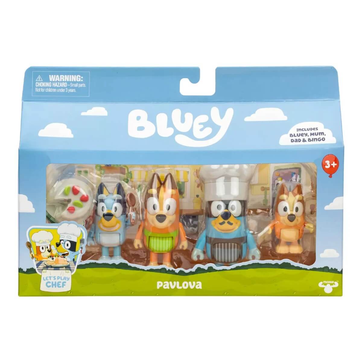 Bluey 4'lü Figür Set Pavlova 18915 - Roket Oyuncak