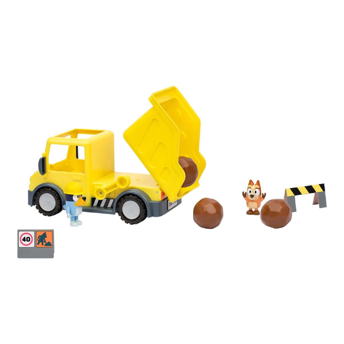 Bluey Damperli Kamyon ve Figür Oyun Seti 17673 - Roket Oyuncak
