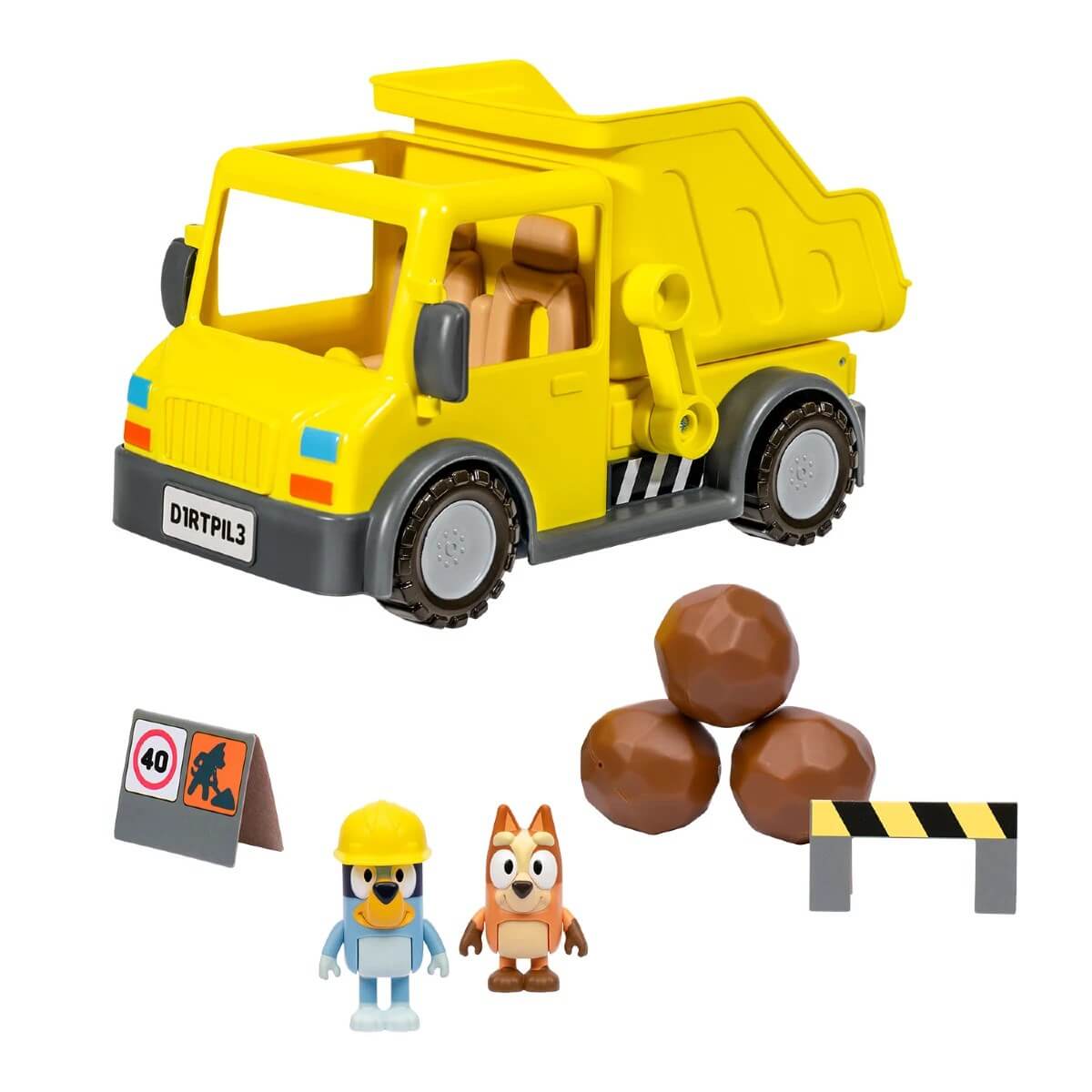 Bluey Damperli Kamyon ve Figür Oyun Seti 17673 - Roket Oyuncak