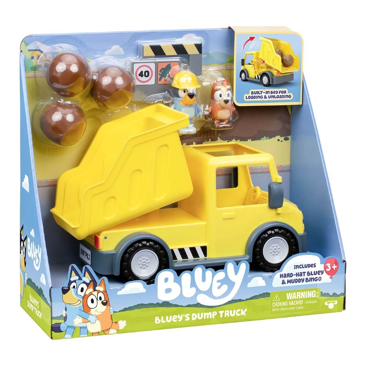 Bluey Damperli Kamyon ve Figür Oyun Seti 17673 - Roket Oyuncak