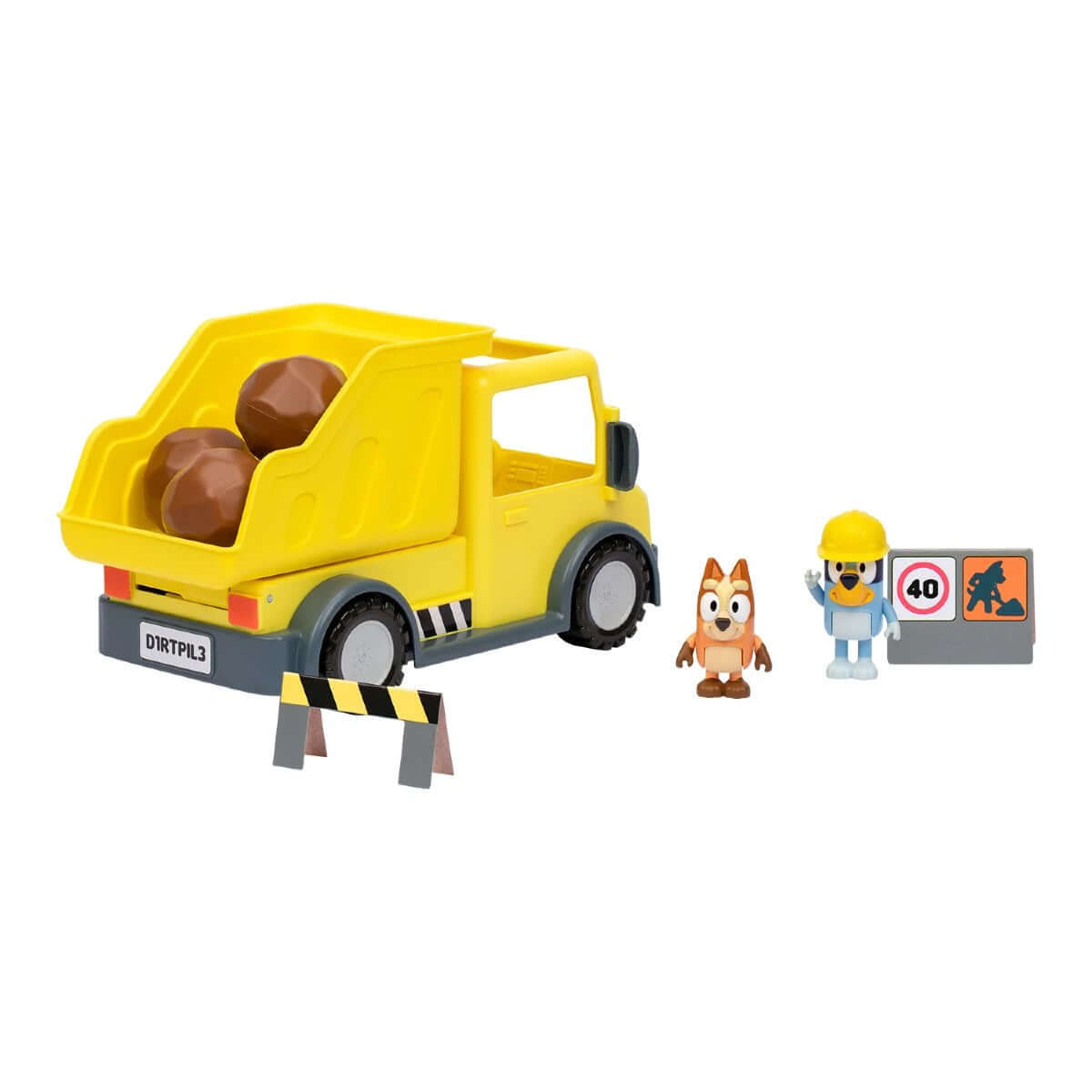 Bluey Damperli Kamyon ve Figür Oyun Seti 17673 - Roket Oyuncak