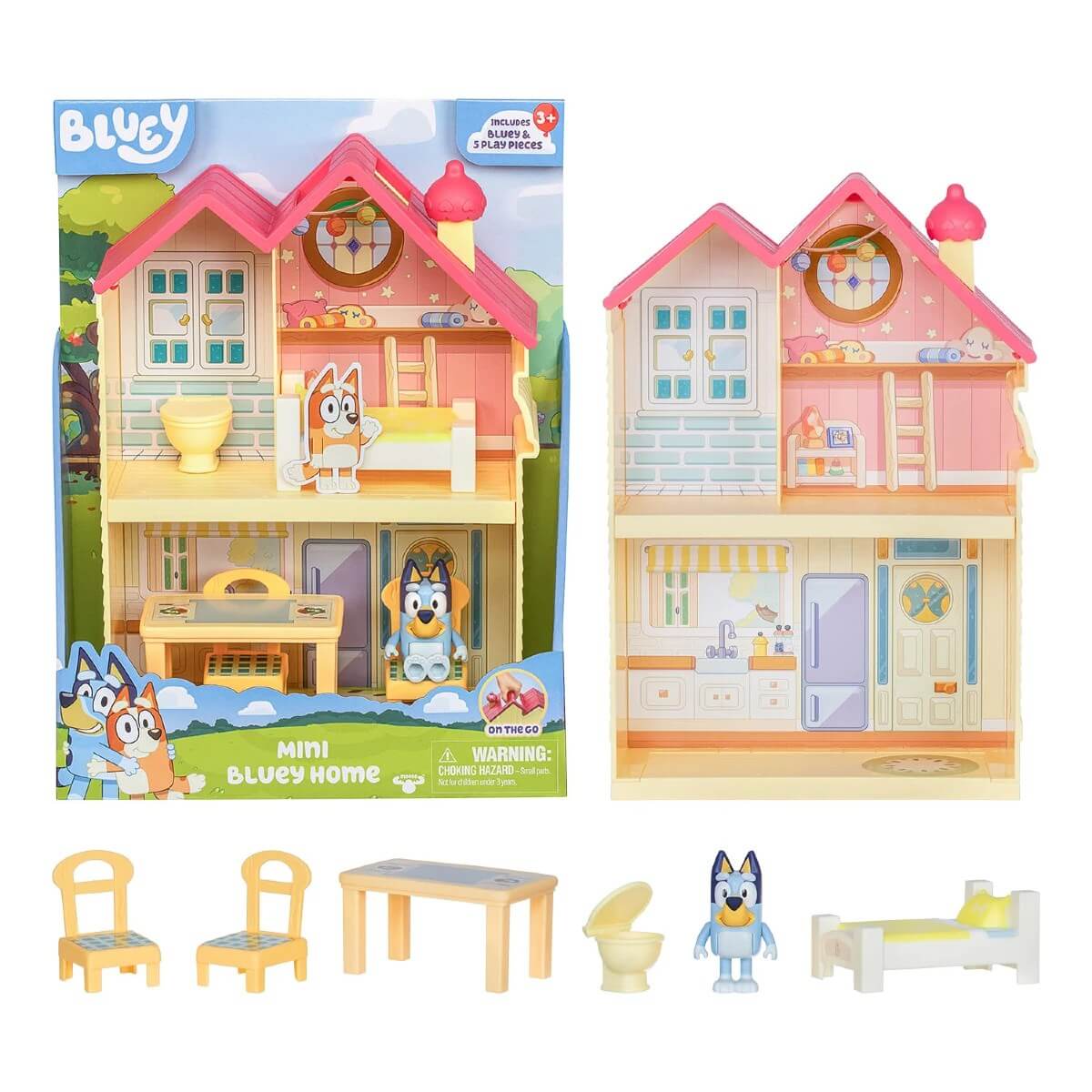 Bluey Mini Ev ve Figür Oyun Seti 17614 - Roket Oyuncak