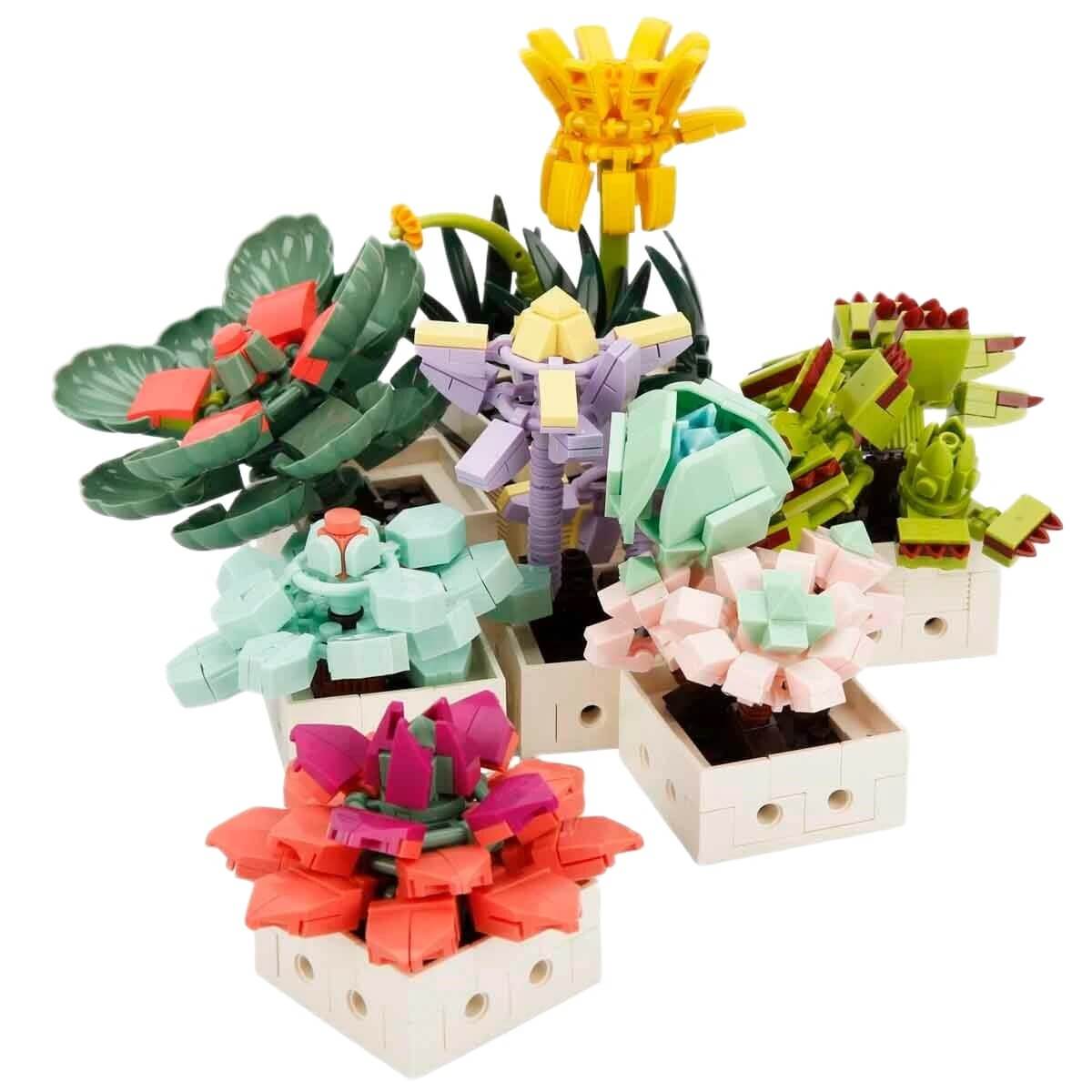 Blx Flower Bouquet Sukulent Çiçek Buketi 8842 - Roket Oyuncak