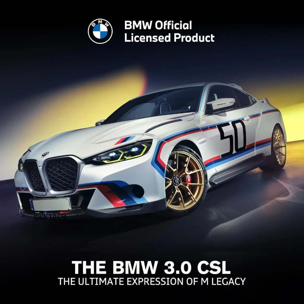 BMW 3.0 CSL Uzaktan Kumandalı Araba Işıklı 2.4GHz Lisanslı Model - Roket Oyuncak