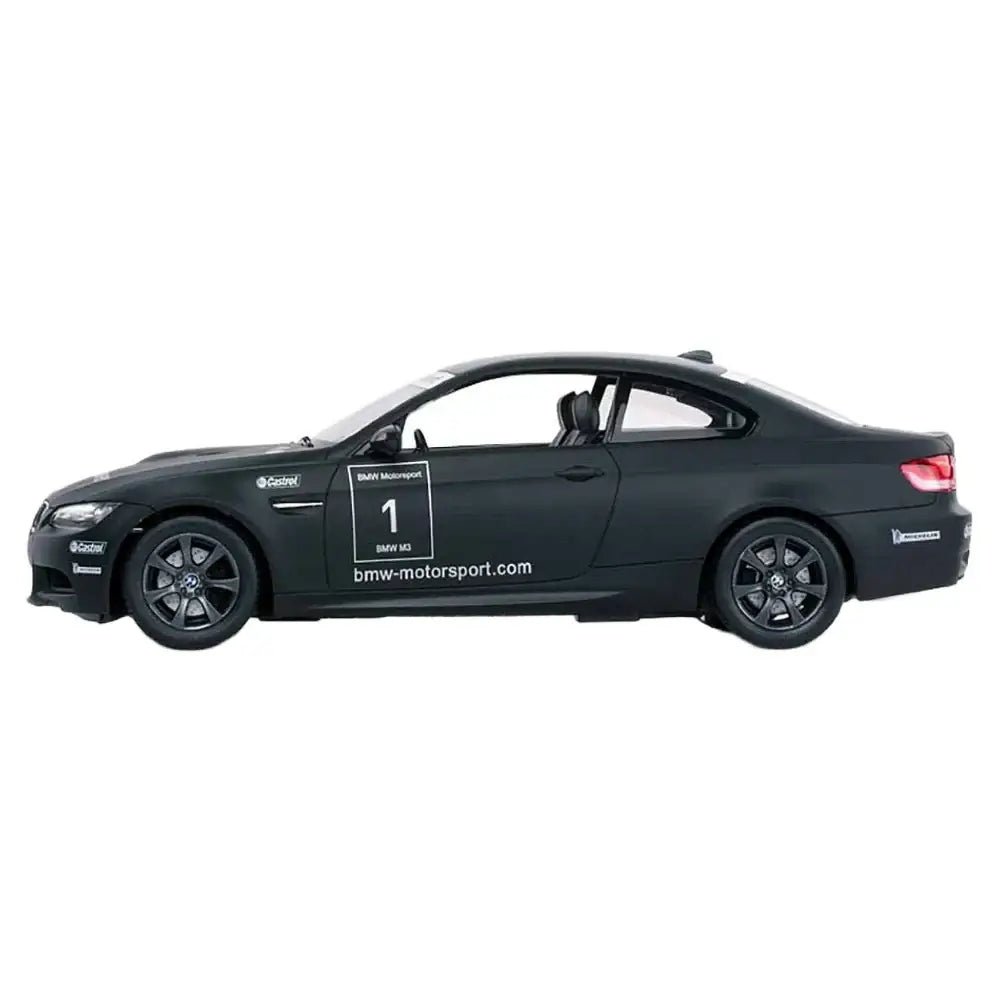 BMW M3 Uzaktan Kumandalı Araba Işıklı 2.4GHz Full Fonksiyon RC Araba 32 Cm Siyah - Roket Oyuncak