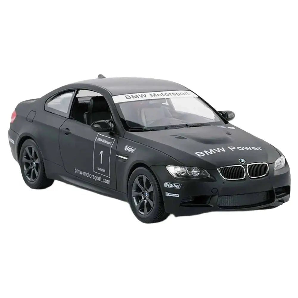 BMW M3 Uzaktan Kumandalı Araba Işıklı 2.4GHz Full Fonksiyon RC Araba 32 Cm Siyah - Roket Oyuncak