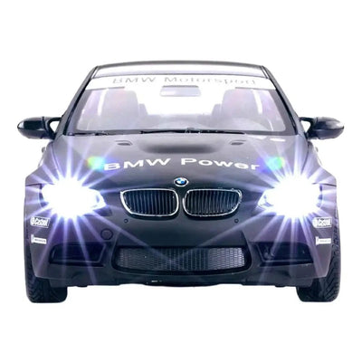 BMW M3 Uzaktan Kumandalı Araba Işıklı 2.4GHz Full Fonksiyon RC Araba 32 Cm Siyah - Roket Oyuncak