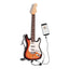 Bontempi Kafa Mikrofonlu Elektronik Rock Gitar Bluetooth Bağlantılı, 10 Demo Şarkılı ve Gerçek Metal Telli 67 cm Performans Gitarı - Roket Oyuncak