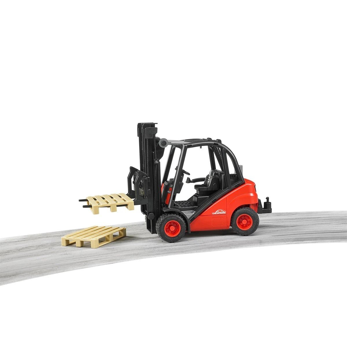 Bruder 1:16 Linde Forklift H30D 29 cm Lisanslı Model - Roket Oyuncak