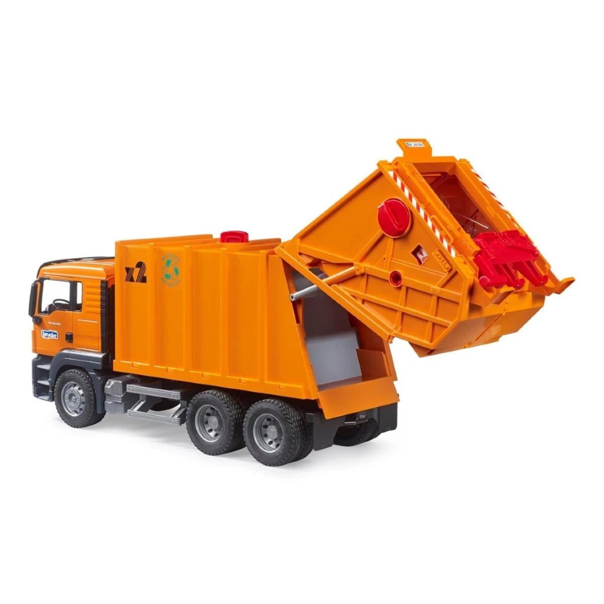 Bruder 1:16 MAN TGS Çöp Kamyonu Turuncu Lisanslı Model - Roket Oyuncak
