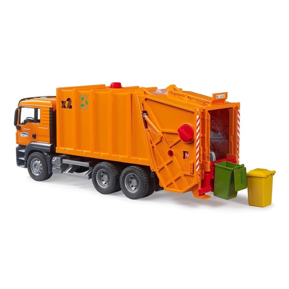 Bruder 1:16 MAN TGS Çöp Kamyonu Turuncu Lisanslı Model - Roket Oyuncak