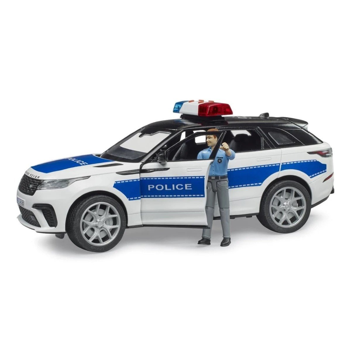 Bruder 1:16 Range Rover Velar Polis Aracı ve Sürücüsü 34 cm Lisanslı Model - Roket Oyuncak