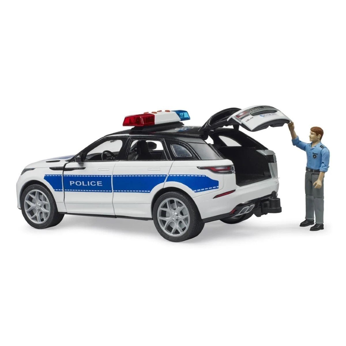 Bruder 1:16 Range Rover Velar Polis Aracı ve Sürücüsü 34 cm Lisanslı Model - Roket Oyuncak