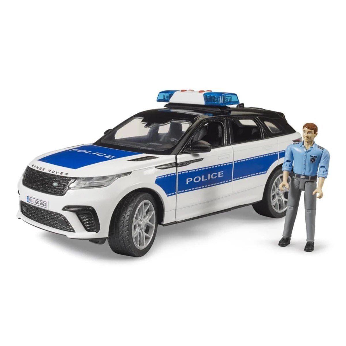 Bruder 1:16 Range Rover Velar Polis Aracı ve Sürücüsü 34 cm Lisanslı Model - Roket Oyuncak