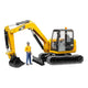 Bruder Cat Mini Ekskavatör ve İnşaat İşçisi BR02466 - Roket Oyuncak