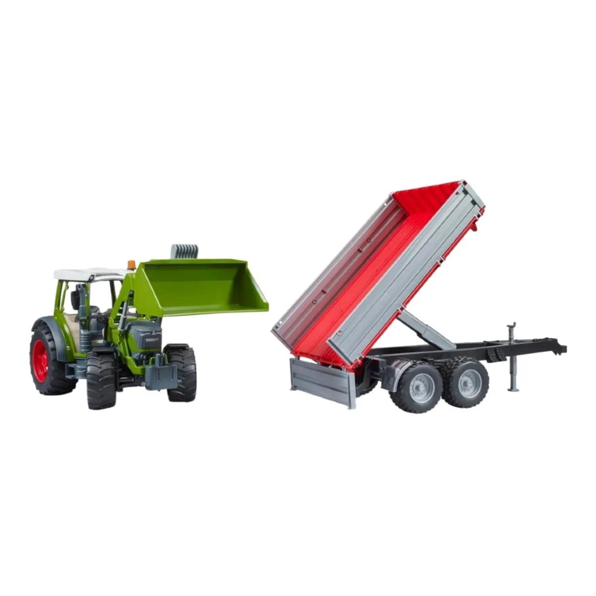 Bruder Fendt Vario 211 Kepçeli Traktör & Römork BR02182 - Roket Oyuncak