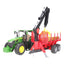 Bruder J. Deere 7R 350 Traktör & Kütük Römork BR03154 - Roket Oyuncak